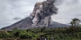 Volcanic eruptions left thousands of people stranded in Bali, Indonesia