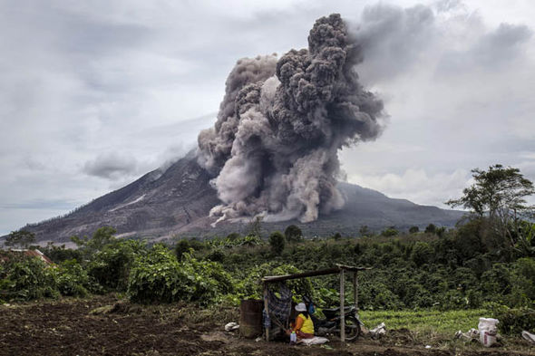 Volcanic eruptions left thousands of people stranded in Bali, Indonesia