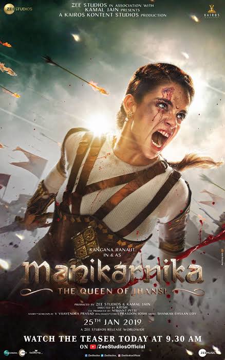 Manikarnika: The Queen of Jhansi movie review:Kangana Ranaut’s Dazzling